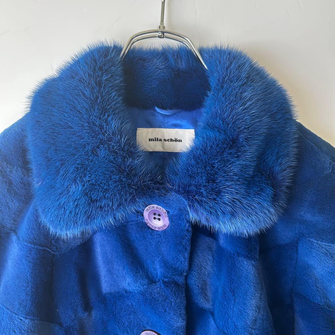 mila schön ミラショーン ミンク　毛皮ジャケット ヴィンテージ M