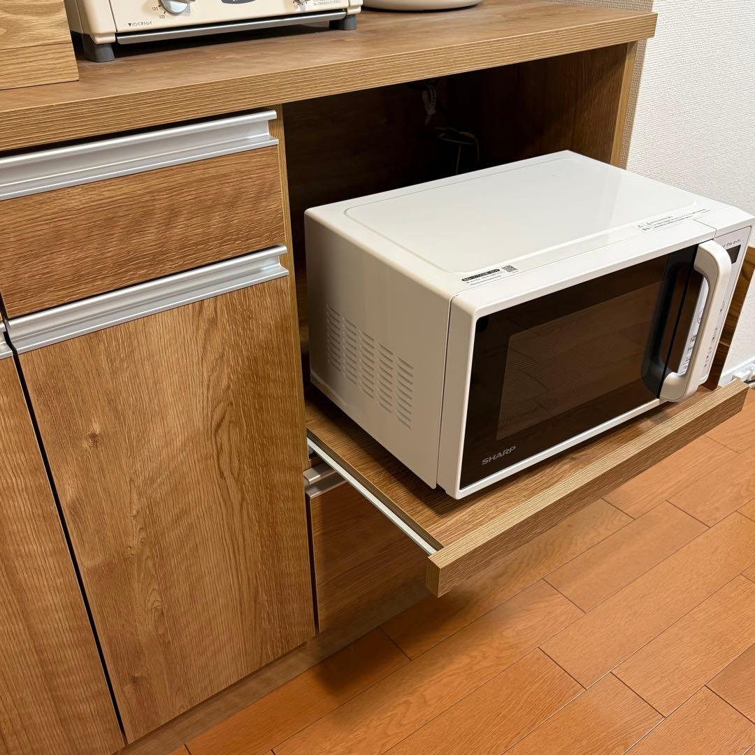 あ*び様 【美品 送料込み】食器棚　カップボード　キッチンカウンター　レンジ台