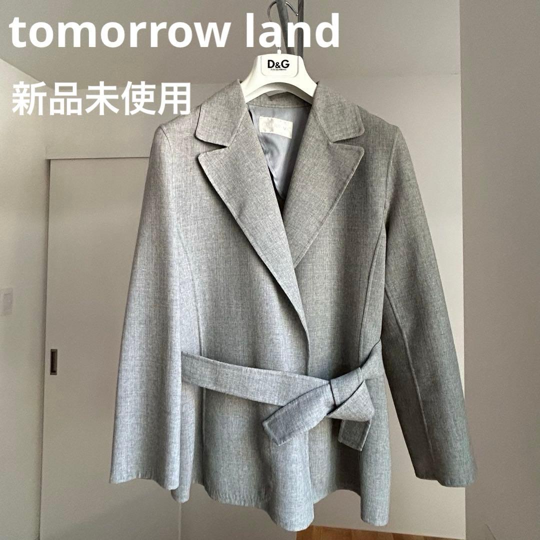 tomorrow land テーラードジャケット ウエストベルト付き