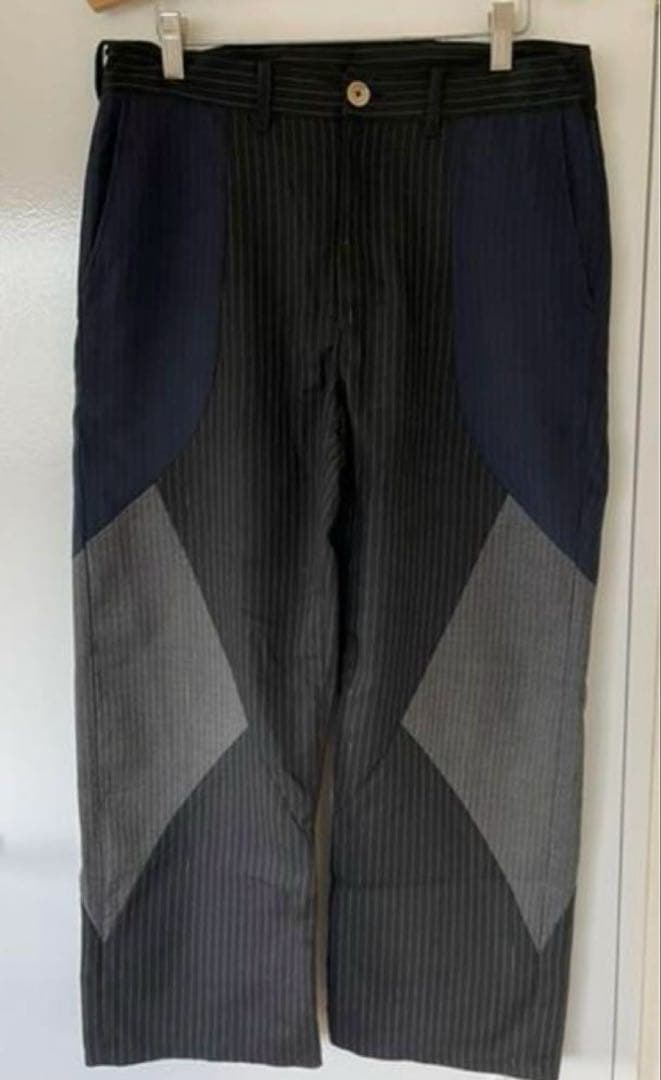 初期ink リメイクストライプパンツ　ヴィンテージ 501 505 スタプレ