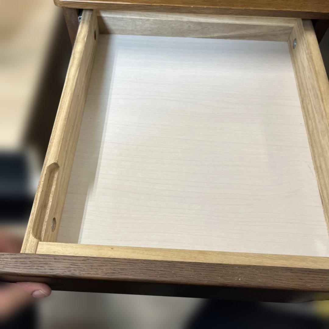 【KEYUCA】◇学習机セット◆ワゴン付き◇鍵付き◆