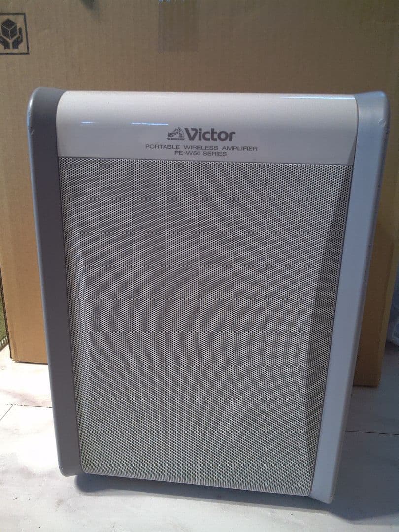b25 ポータブルアンプ PE-W50 Victor ビクター グレー