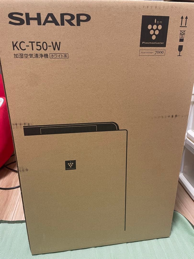 【新品】 SHARP KC-T50-W 空気清浄機 シャープ