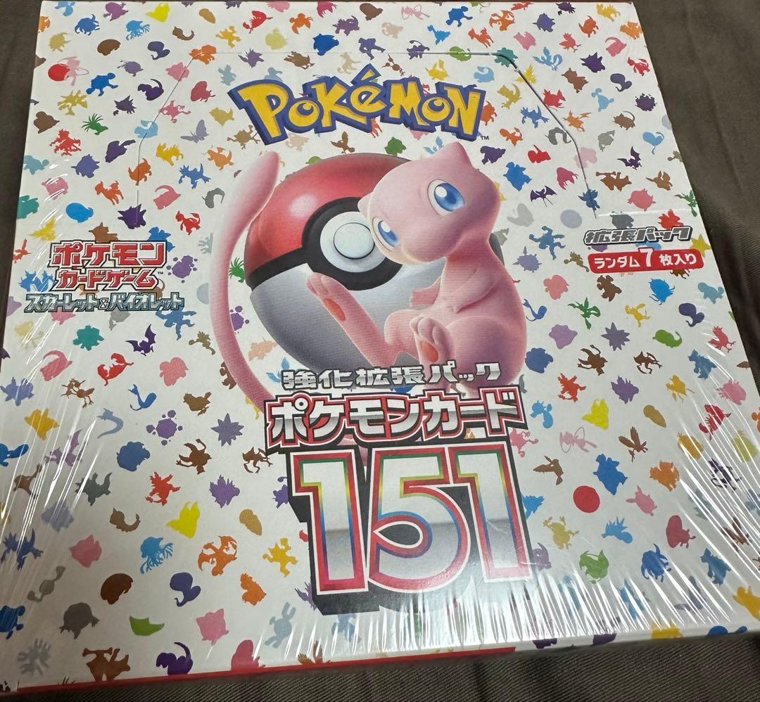 ポケモンカード151 シュリンク付きbox