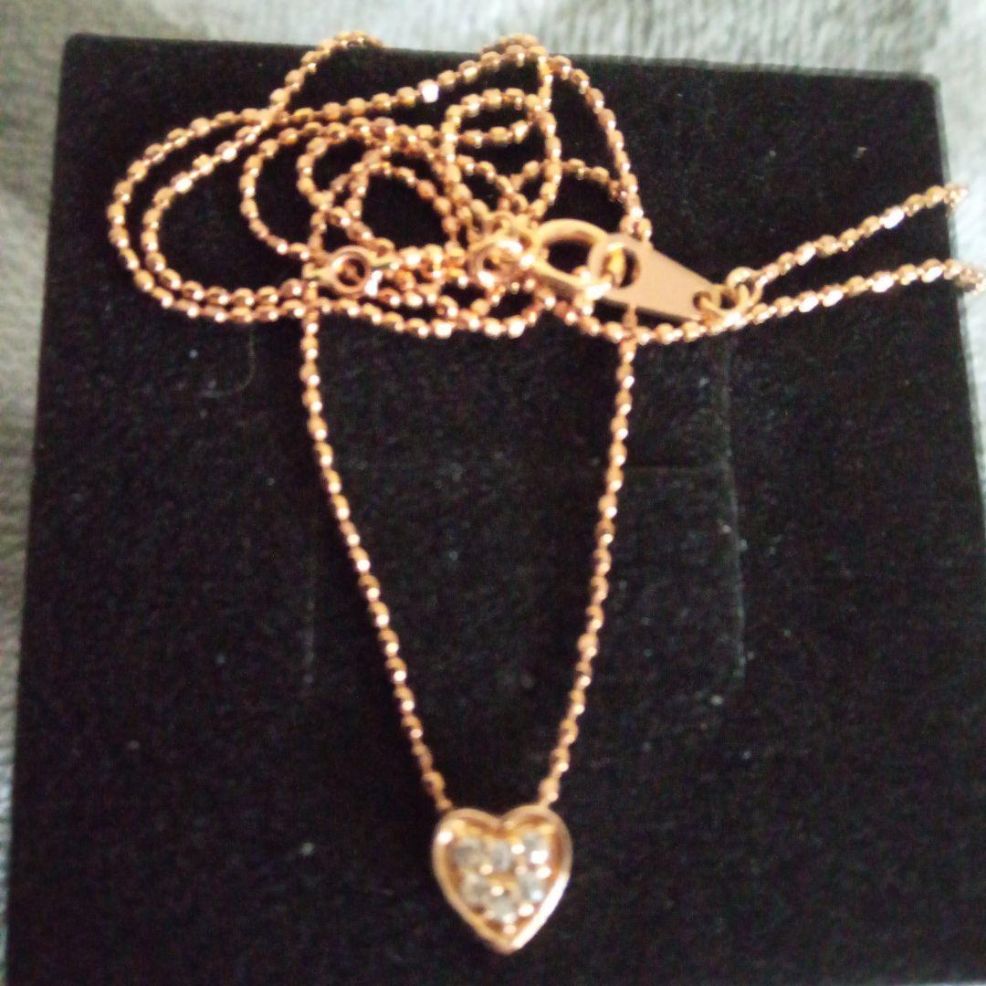 ジュエリーツツミ K14ハートネックレス