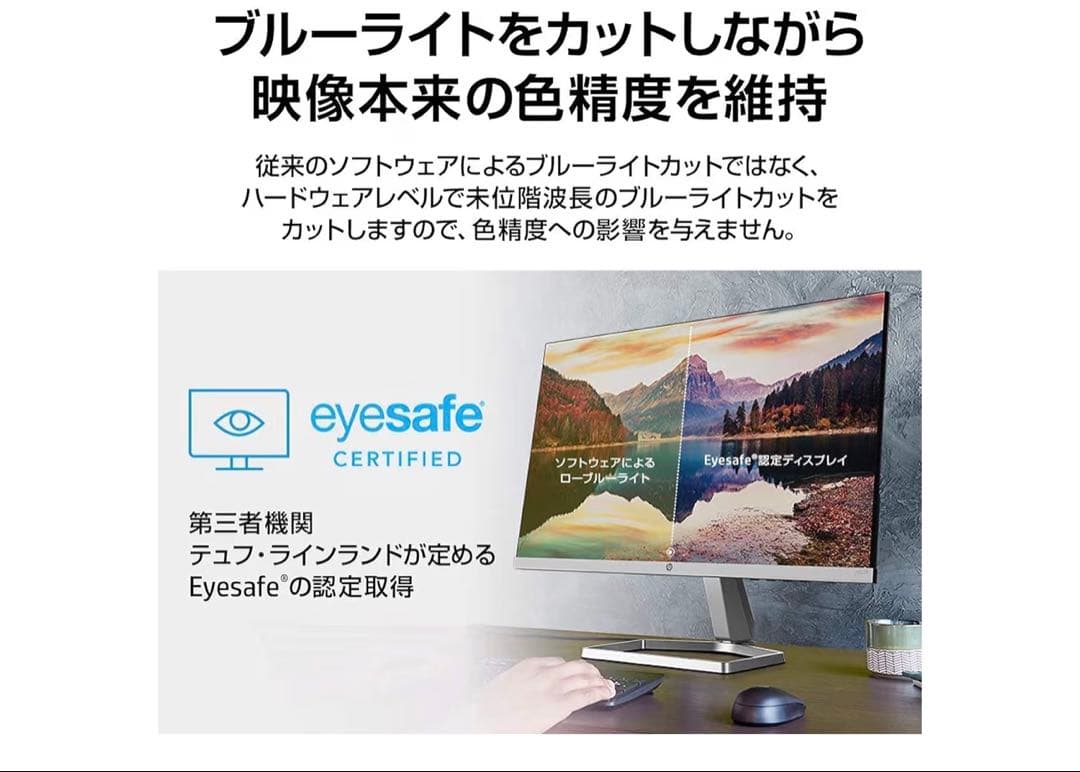 HP モニター M22f 21.5インチ フルHD 薄型 非光沢 IPSパネル