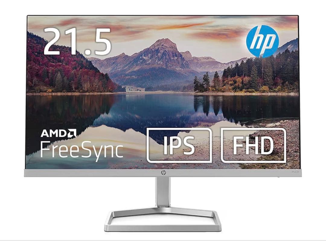 HP モニター M22f 21.5インチ フルHD 薄型 非光沢 IPSパネル
