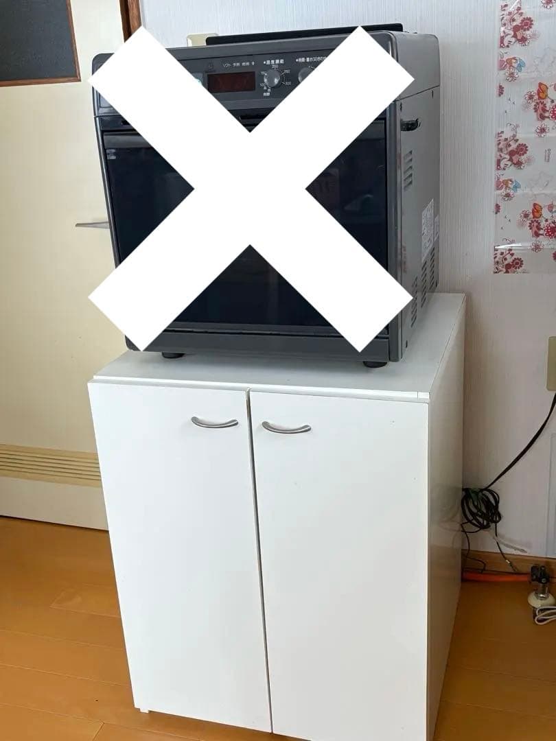 ガスオーブン　コンベック　レンジ台 収納付き　オリジナル