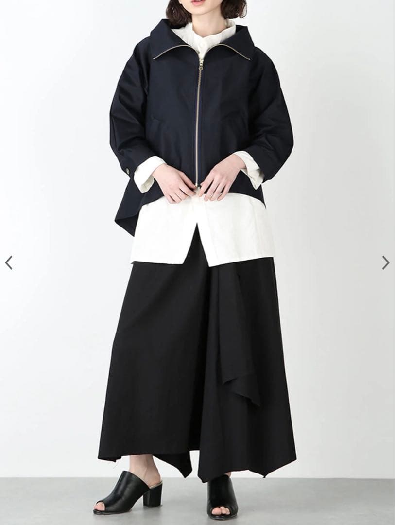 eriko yamaguchi マトウ ブルゾン コットン チノ ブラック M