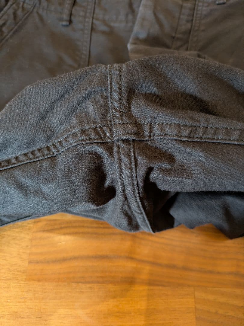 CIOTA スビンコットンムラ糸バックサテンベイカーパンツ 【5】BLACK