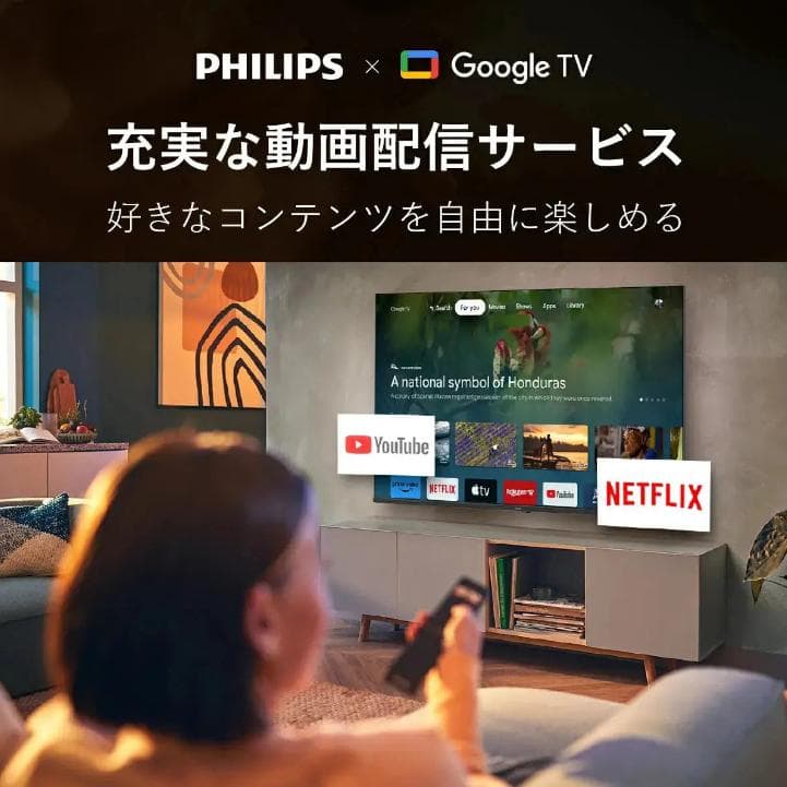 【過去最大割引！ 】PHILIPS チューナーレステレビ PUH7169 43型