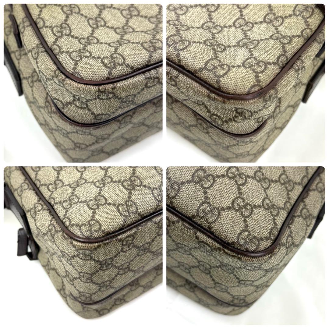 【美品】GUCCI グッチ GGスプリーム ショルダーバッグ PVCレザー