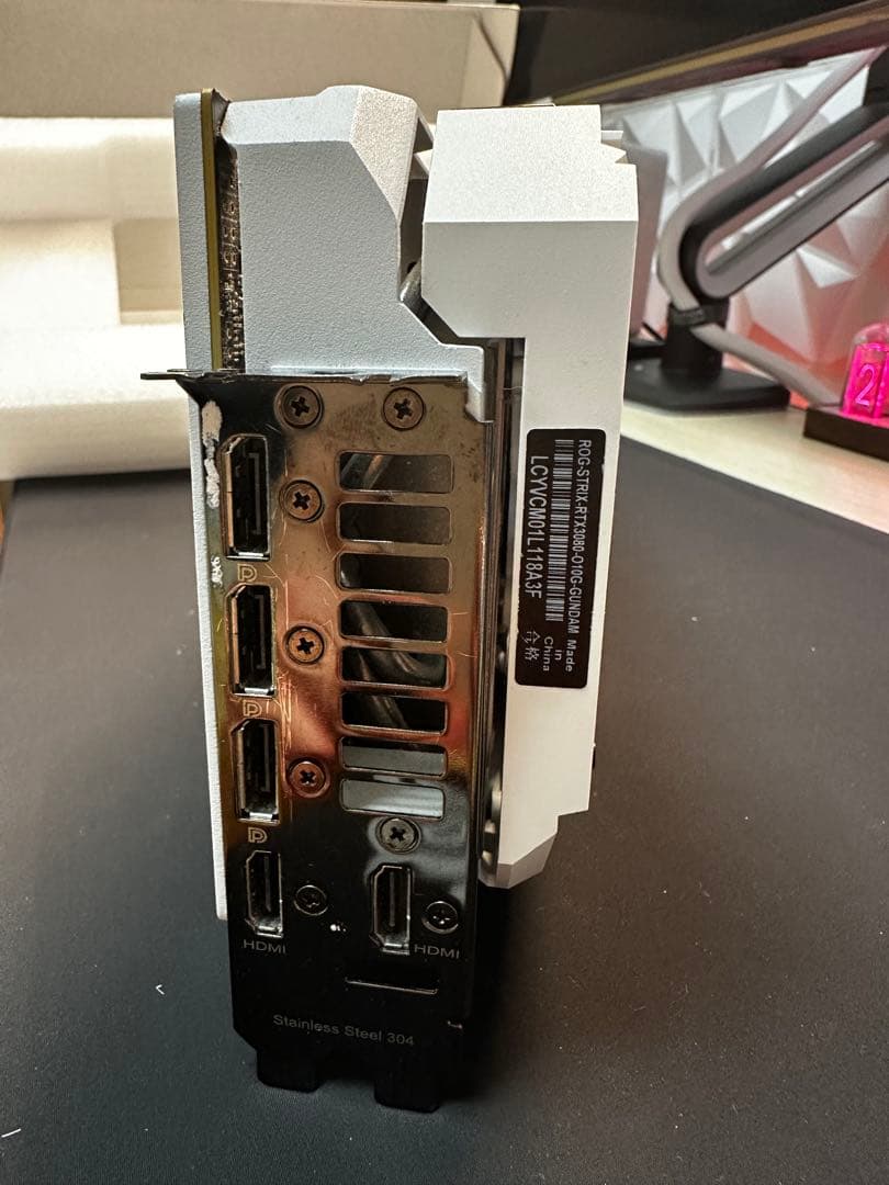 グラフィックボード・グラボ・ビデオカード ASUS ROG STRIX RTX3080 GUNDAM EDITION