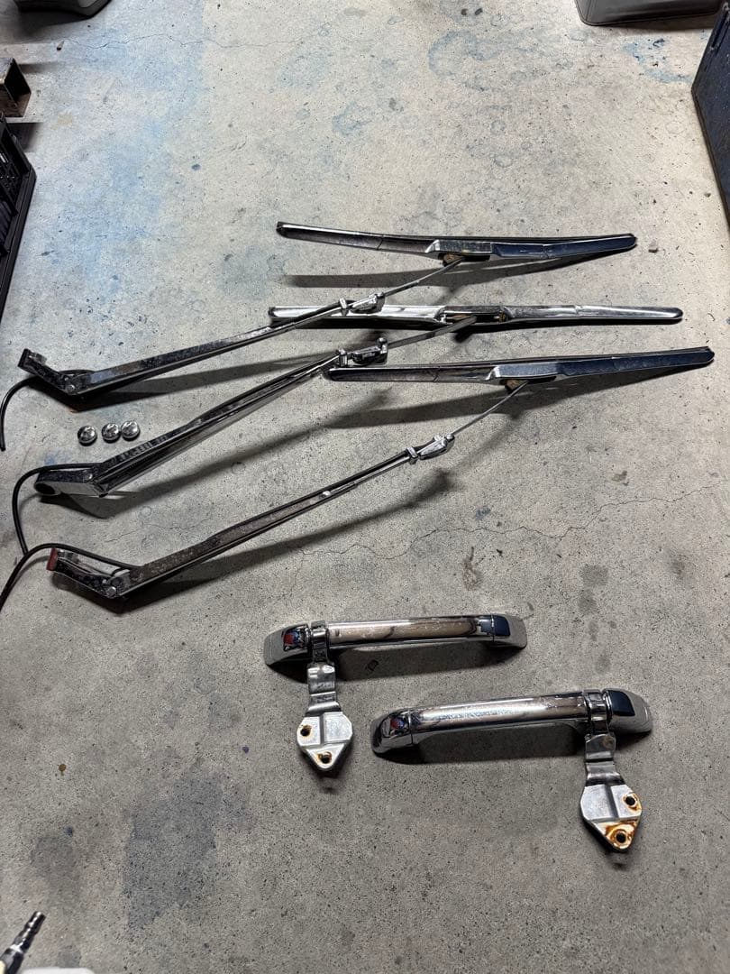 いすゞ ギガ メッキワイパー メッキグリップ