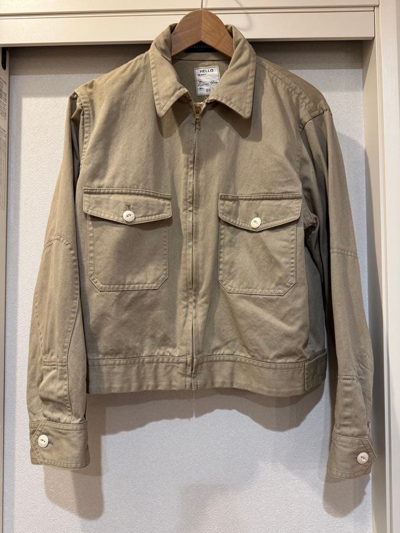 【美品】MADISONBLUE ベージュ ジップアップジャケット