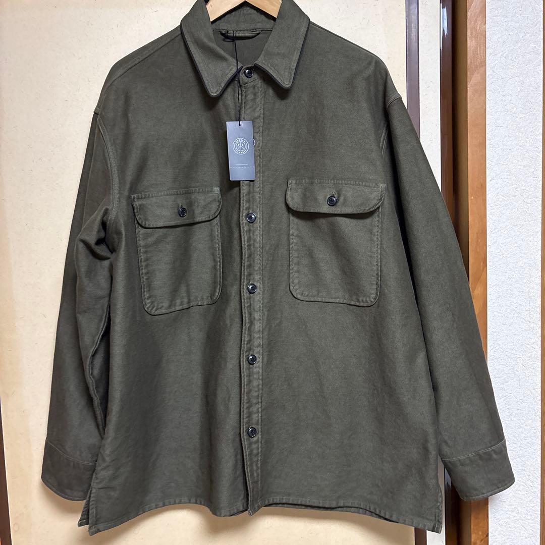 新品未使用タグ付porterclassicポータークラシックモールスキンシャツ