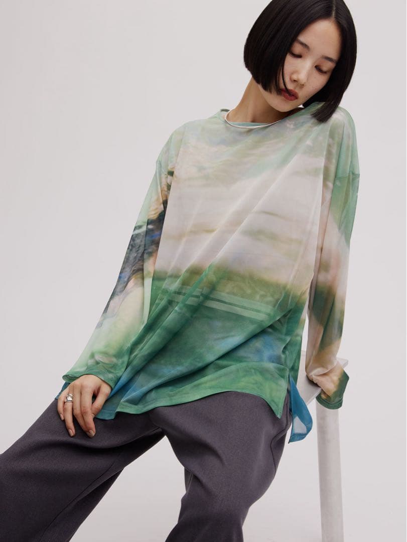 Silvia Conde Oliván×Ameri SHEER TOP