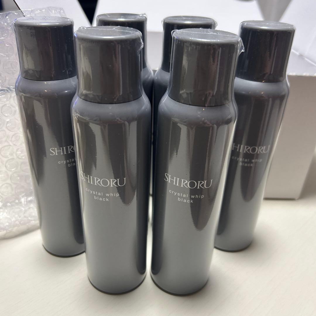 SHIRORU クリスタルホイップ ブラック 6本セット