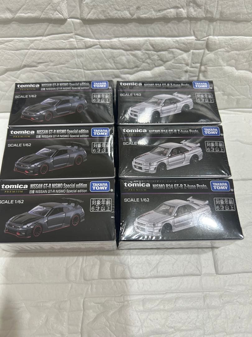 ジャパンモビリティショー2025 トミカプレミアム　GT-R 6台セット