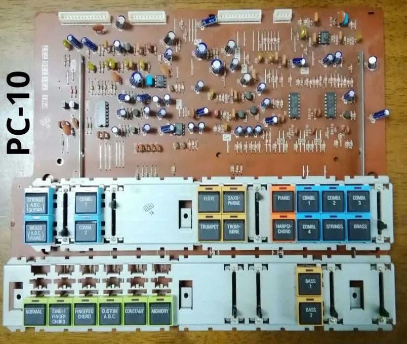YAMAHA　エレクトーン　PC-10　操作基板