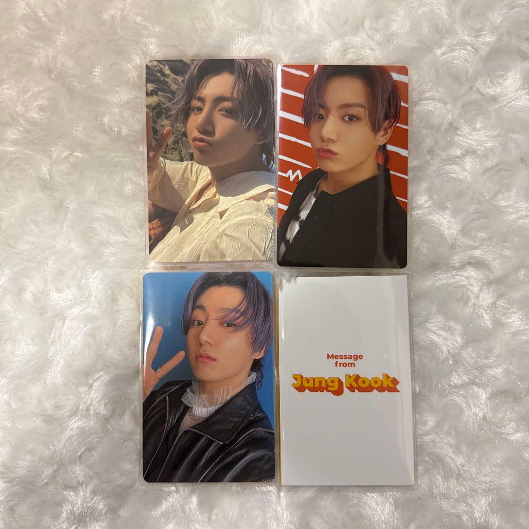 ジョングク　Jung Kook Butter トレカ　メッセージカードセット