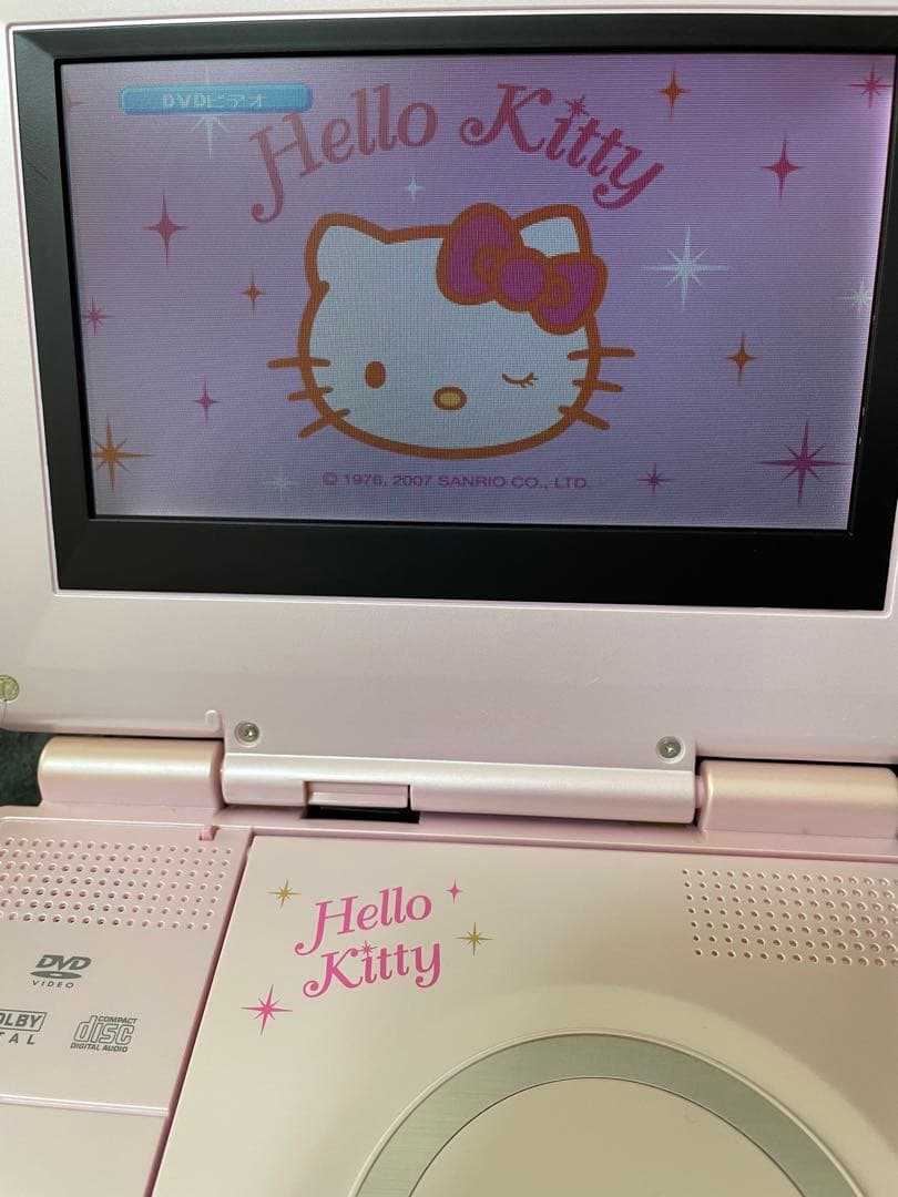 ラ*人様 激レア　vintage ハローキティ　ポータブルDVDプレーヤー　PD