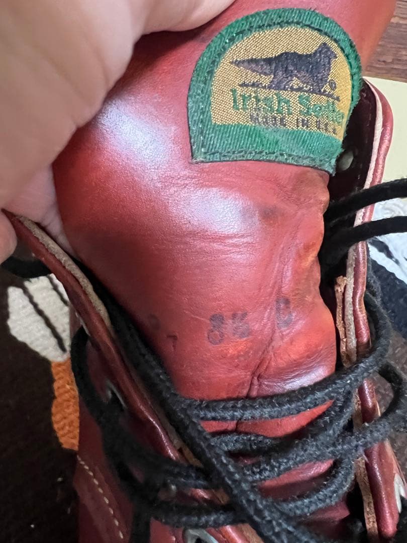 RED WING 8166アイリッシュセッター半円犬タグ