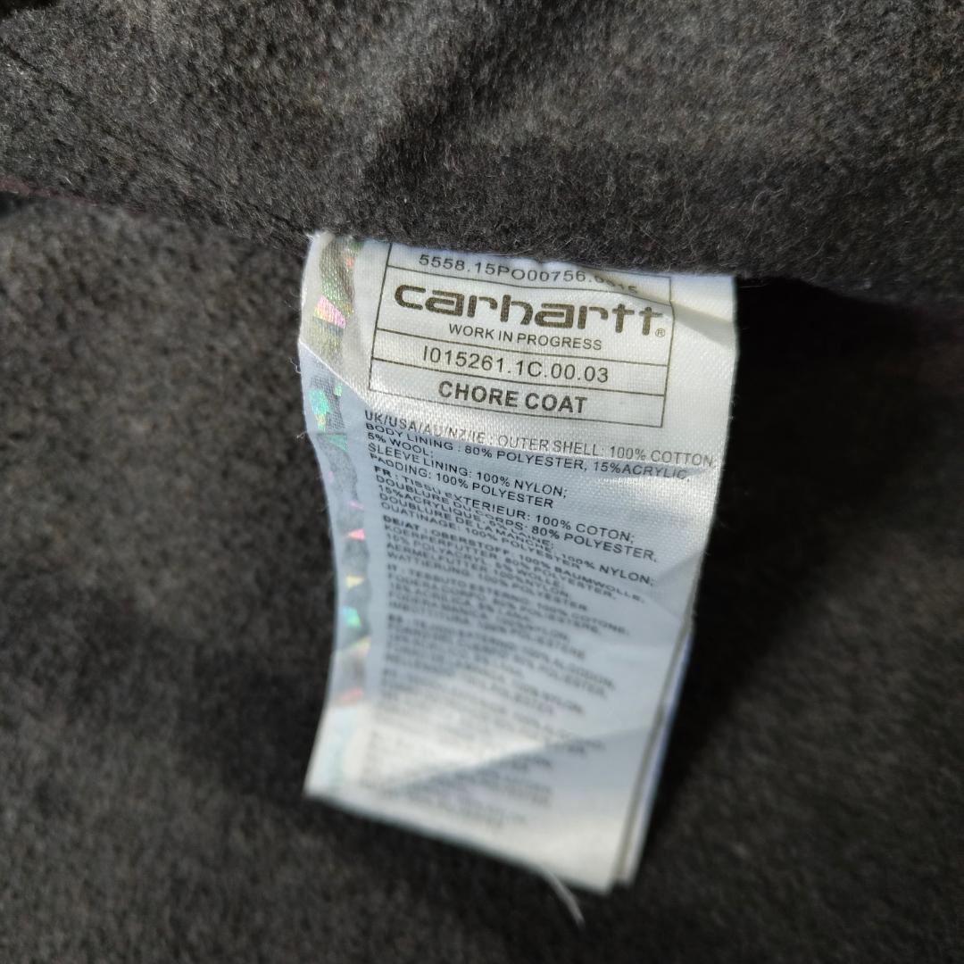 フェードハチノス カーハートWIP チョアコート ネイビー パープル S