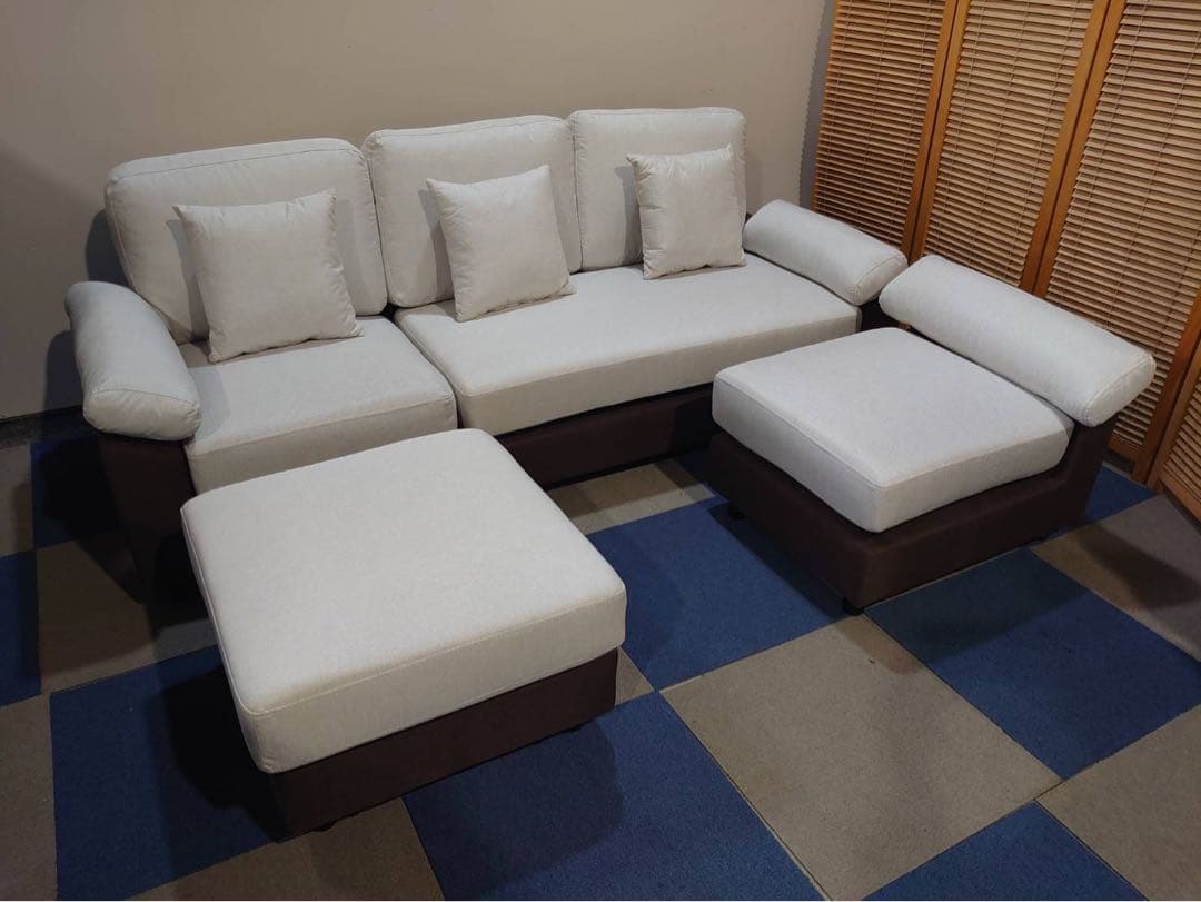 東京都23区送料込◆ソファー5人掛けコーナーカウチソファ (TPH4792)