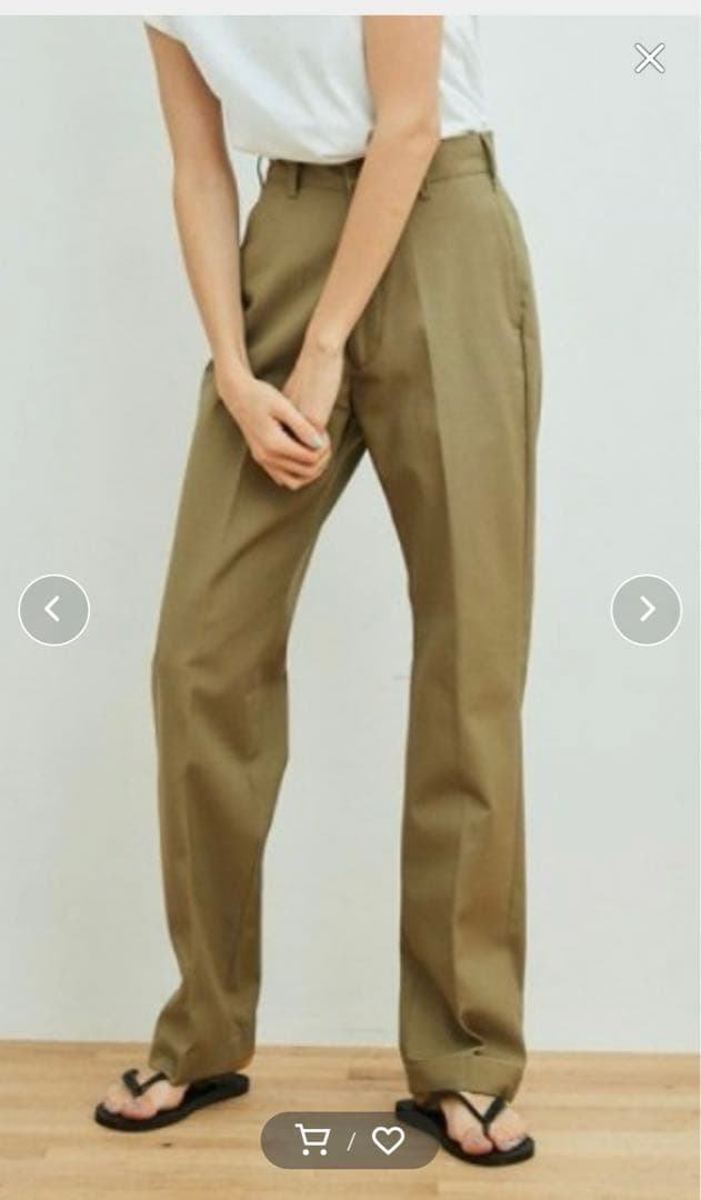 THE SHINZONE ハイウエストチノパンツ32