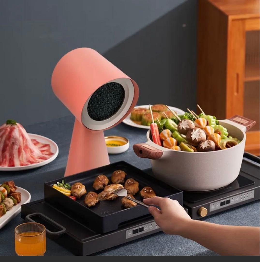 Bolani 卓上レンジフード 卓上吸煙機 オレンジ　cxx-20-TBX7