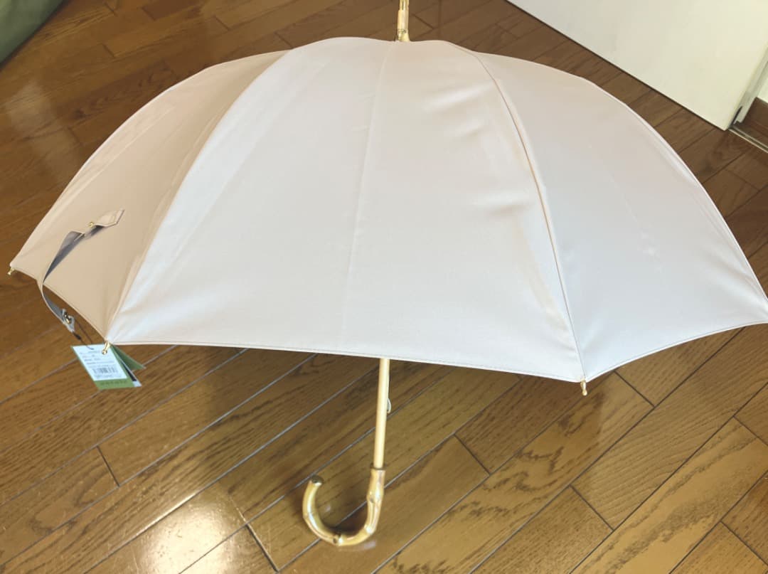untule アントゥーレ 日傘 ベージュ 完全遮光100％ 晴雨兼用