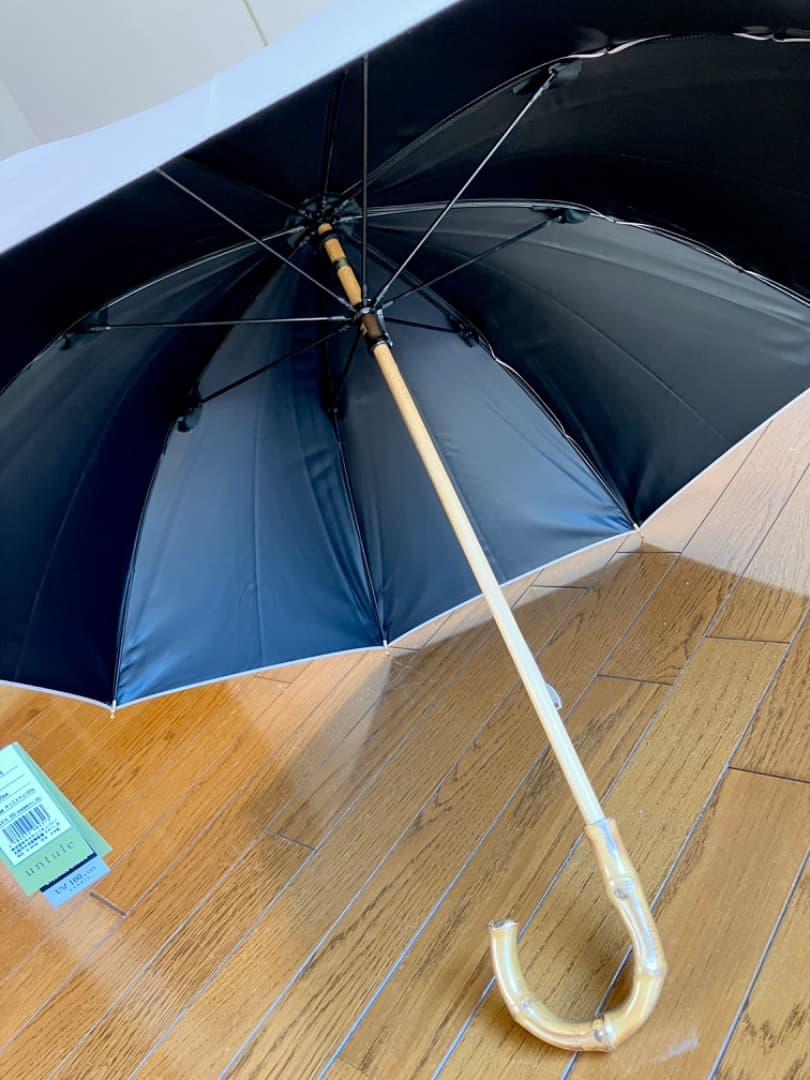 untule アントゥーレ 日傘 ベージュ 完全遮光100％ 晴雨兼用