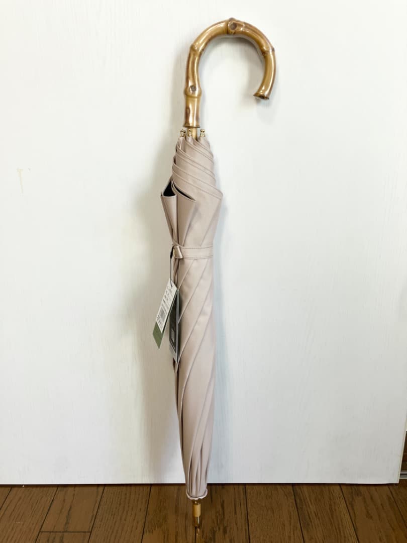 untule アントゥーレ 日傘 ベージュ 完全遮光100％ 晴雨兼用