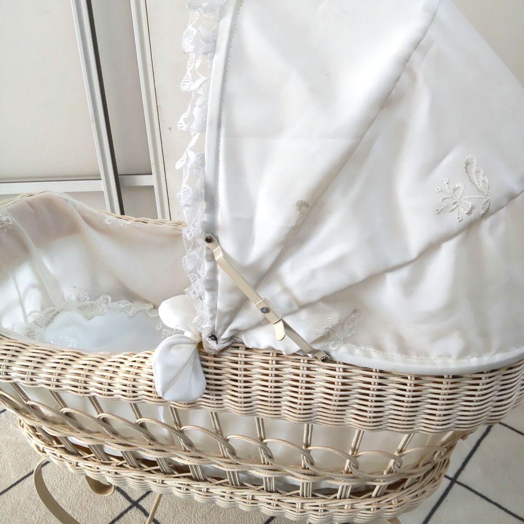 ドール用 乳母車 フランス ベビーカー アンティーク