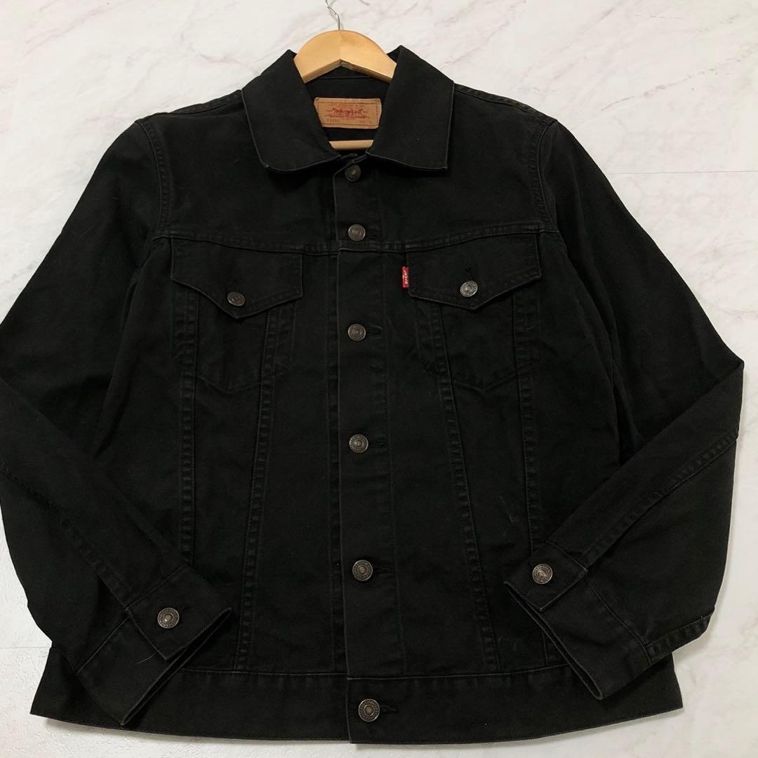 【美品】Levi's デニムジャケット 70599 ブラック 後染め 00s