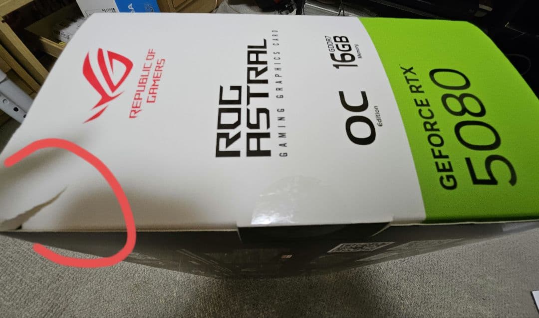 【中古】ASUS ROG Astral GeForce RTX 5080