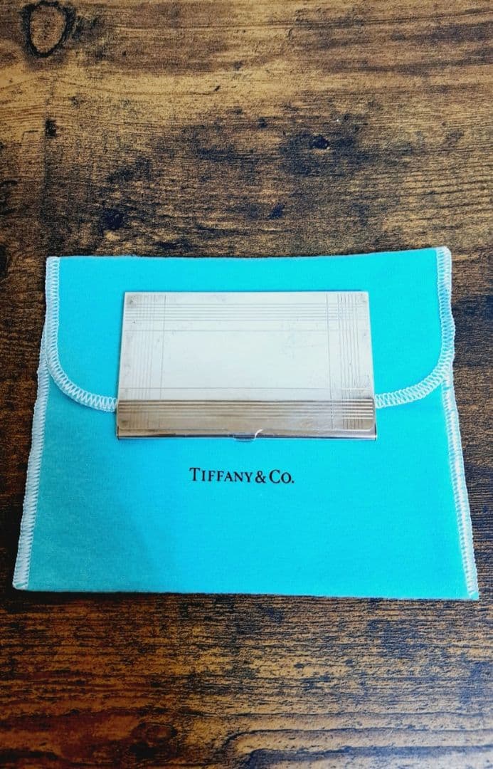 ティファニー 鏡面 名刺入れ ミラー カードケース