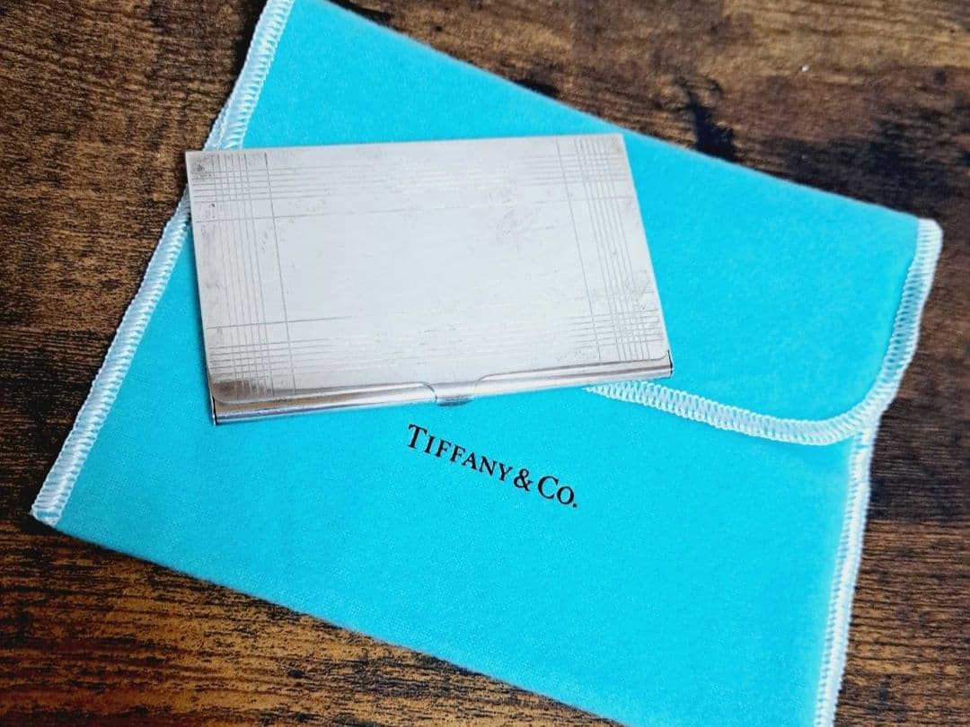 ティファニー 鏡面 名刺入れ ミラー カードケース