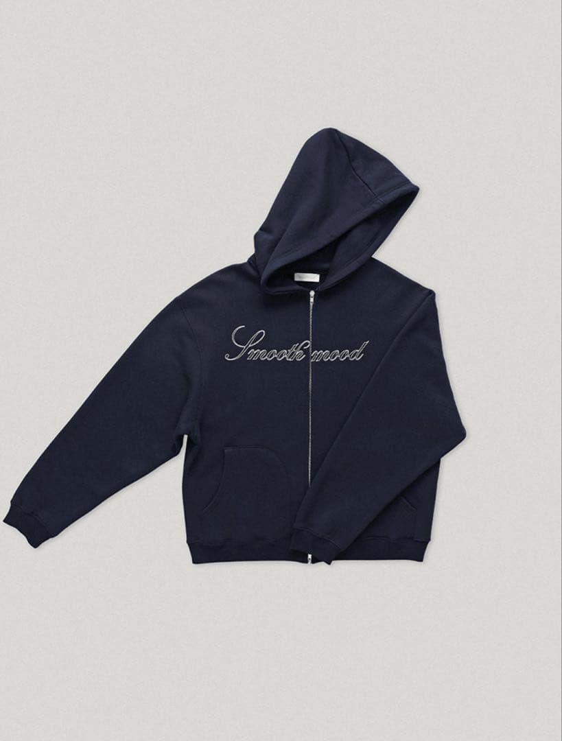 Smoothmood / ネイビーオーバーサイズパーカー