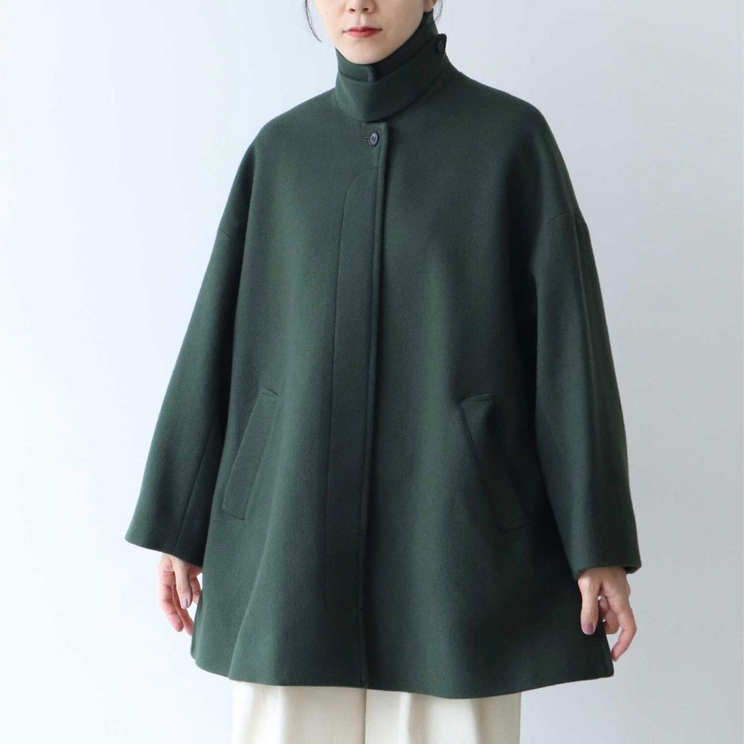 未使用 yuni 24AW ウールスーパー100 ミドルレングス ステンコート