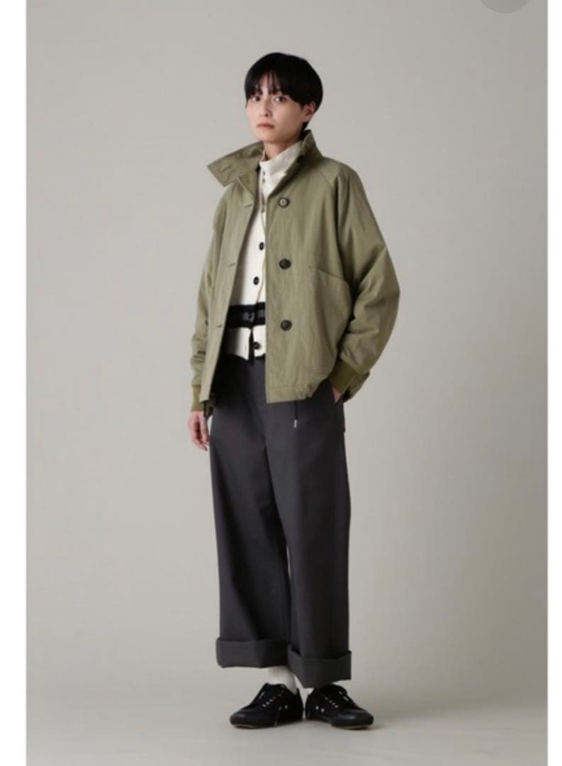 【新品】MHL. PADDED COTTON NYLON カーキ　ダウン