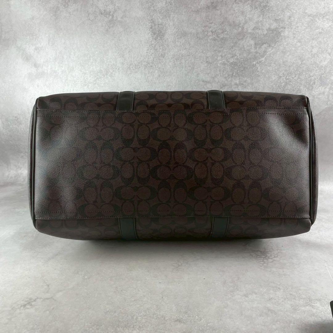 COACH コーチ　ダークブラウン ボストンバッグ　レザー