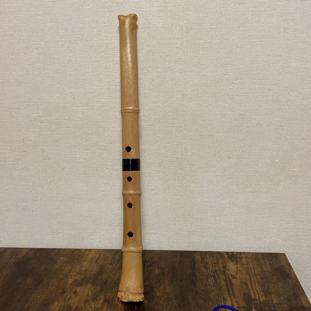 尺八本体 樹脂製 収納袋付き