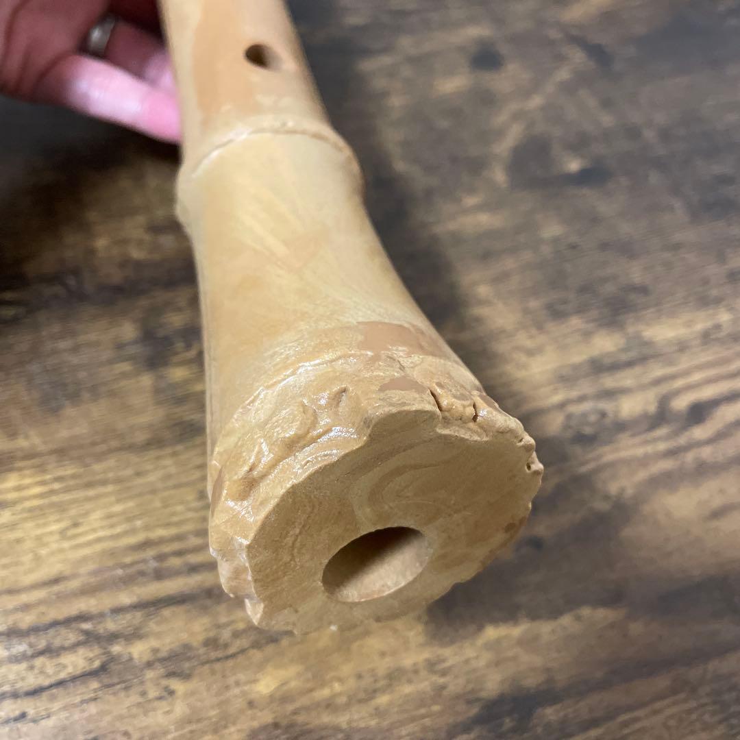 尺八本体 樹脂製 収納袋付き