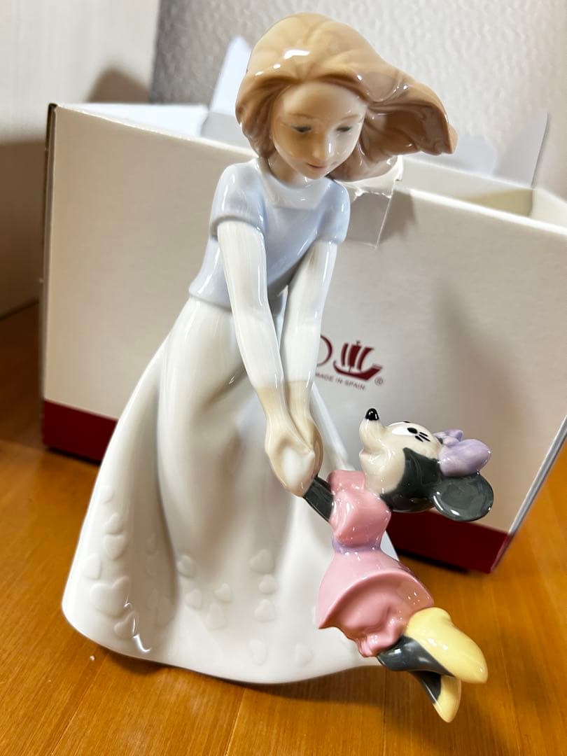 NAO 女性とミニーのフィギュア