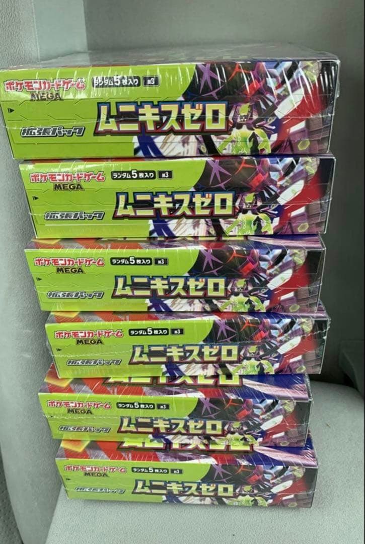 ムニキスゼロ 6BOXシュリンク付き 新品未開封ポケモンカード