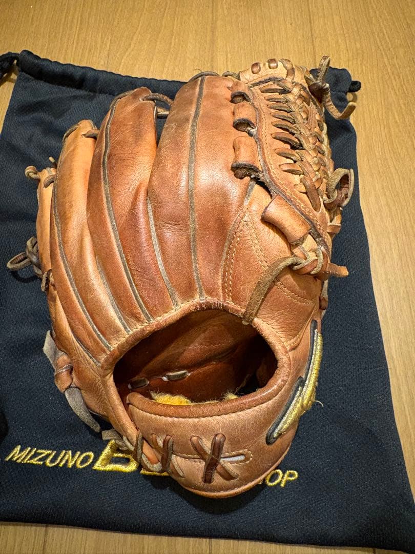 Mizuno Pro 硬式グローブ オレンジ