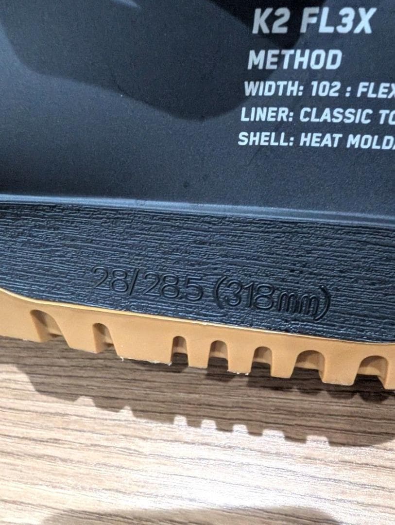 【美品】K2 method FL3X スキーブーツ　28-28.5センチ