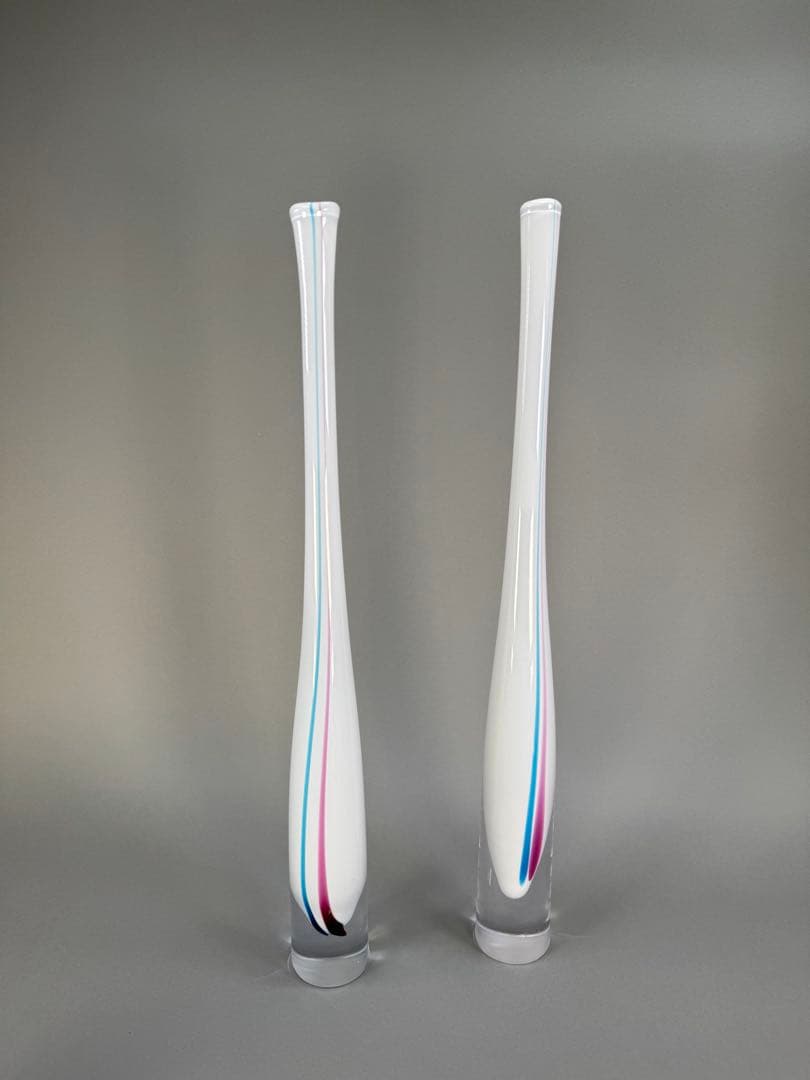 いけばな　池坊　草月　小原流　哨子 ガラス花器　花瓶　高さ54cm